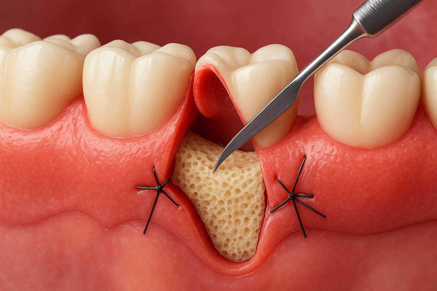 Prudentoe Periodontal Flap Surgery home visit in Hyderabad
